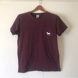 Pink tshirt marron color small‎
